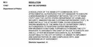 Miami could join 250 Florida cities with 287g contract to help ICE vs immigrantsPolitical Cortadito