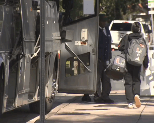 University of Miami marching band taking off for College Station ahead of Canes Playoff match upWSVN 7News | Miami News, Weather, Sports | Fort Lauderdale